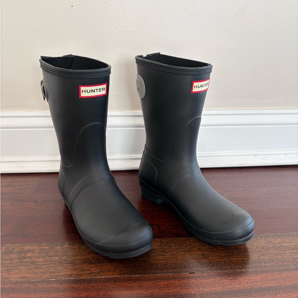 Hunter Women's Original Back Adjustable Short Rain Boot
